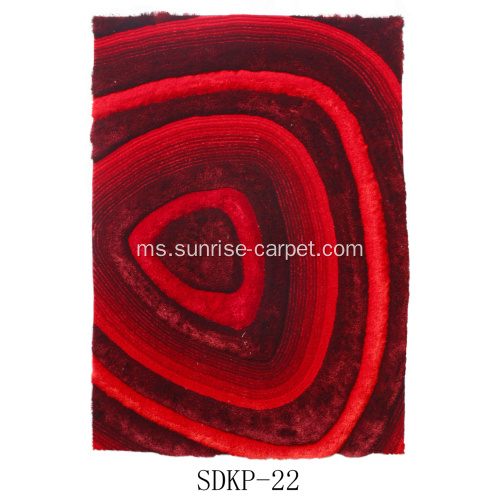 Silk Polyester Shaggy 3D dan 4D